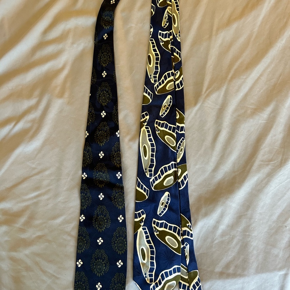 Modules ties from japan, Tokyo in pure silk